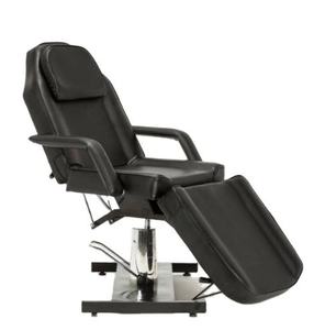 Fauteuil de massage hydraulique noir pour soins du visage, chaise de traitement de salon, mobilier de beauté rembourré - Product Image 1