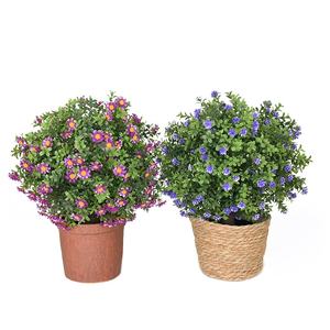 <span class=keywords><strong>Amazon</strong></span> vende insertos de suelo de <span class=keywords><strong>plantas</strong></span> <span class=keywords><strong>artificiales</strong></span> flores de plástico árbol lavanda para decoración de jardín - Product Image 4