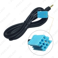 Adaptador de Cable de Entrada de Audio Estéreo de 3.5mm para Auto con Herramientas para VW Golf Passat B5 Bora Polo Blaupunkt