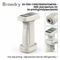 Espectrofotómetro Portátil de Sobremesa DS-700C-1, Geometría 45/0, Medición UV para Control de Color en Papel de Impresión y Plástico