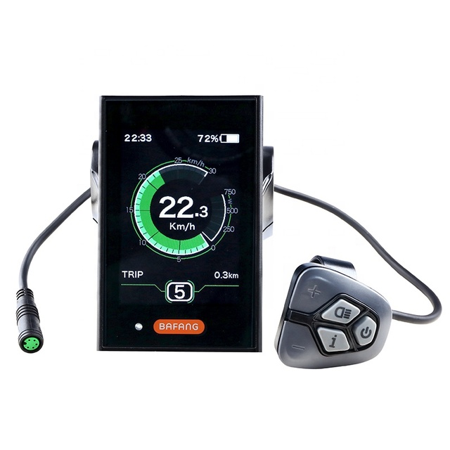 Bafang 8fun DPC18 Full Color Display for Bafang Mid Motor Conversion Kit BBS01B BBS02B Electric Bicycle Parts UART Protocol