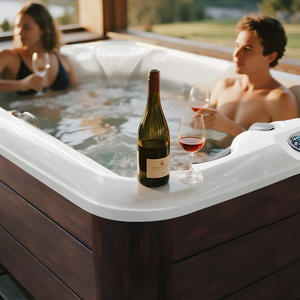 2025 moderne luxe grand <span class=keywords><strong>Balboa</strong></span> 4-6 personnes extérieur bain à remous <span class=keywords><strong>Spa</strong></span> Jacuzzier extérieur avec couverture jacuzzier extérieur pour la famille - Product Image 3