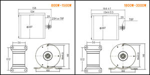 Бесщеточный двигатель постоянного тока MY1020 36V 48V 60V 72V 800W-3000W двигатель с постоянным магнитом для скутера Atv Go-Karting высокоскоростной двигатель постоянного тока - Product Image 6