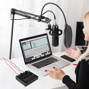 Condensador de micrófono para teléfono móvil, dispositivo de grabación de sonido con cable USB para <span class=keywords><strong>estudio</strong></span> en vivo, profesional, superventas - Product Image 5