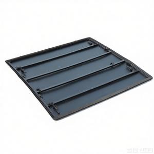 Couverture de benne de camion pliable rapide, économique, imperméable, en PVC et aluminium, souple, à trois plis, pour Ford F150 Ram 1500, benne de 5,5 pi et 5,7 pi - Product Image 2