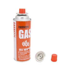 Lon khí <span class=keywords><strong>gas</strong></span> <span class=keywords><strong>butan</strong></span> kim loại thiếc 100ml 200ml 330ml có thể nạp lại, bán chạy, in logo tùy chỉnh, dùng cho cắm trại - Product Image 5