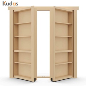 Porta a Battente in Legno a Scomparsa <span class=keywords><strong>per</strong></span> Interni Mobile Libreria Nascosta - Product Image 2