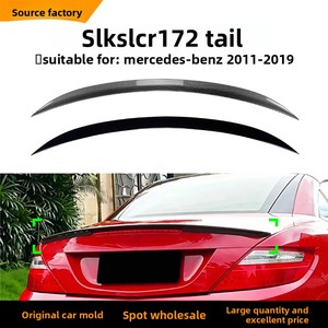 Aileron arrière type bec de canard pour Mercedes-Benz SLK <span class=keywords><strong>SLC</strong></span> R172 2011-2019, autocollant de modification extérieure - Product Image 2