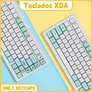 Teclas en español, ruso, japonés, coreano, francés, teclas PBT, perfil XDA, diseño ISO para teclado mecánico Cherry MX - Product Image 6