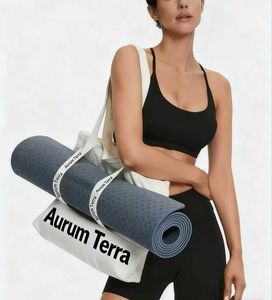 Bolsa de Transporte para Esterilla de Yoga, Deportiva, Personalizada con Logotipo de Marca, Impresa con Serigrafía en Lona, con Asas Ajustables - Product Image 3
