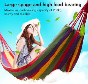 <span class=keywords><strong>Hamaca</strong></span> Colgante para Acampar al Aire Libre, Plegable, Ligera, de Alta Calidad, de Lona y Nailon, con Capacidad de Carga Doble de 200 kg, para 1-2 Personas - Product Image 2