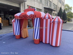 Custom Arch Inflable <span class=keywords><strong>Circo</strong></span> <span class=keywords><strong>Fondo</strong></span> Globo Elementos Cortinas para la decoración del escenario - Product Image 4