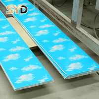 Panel de Techo de PVC Ignífugo e Impermeable, Blanco Brillante Satinado, con Sistema de Ranura y Lengüeta, Rejilla de Techo para Cocina y Hospital
