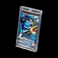Porte-cartes magnétique en cuir professionnel 75pt, protection UV à un clic, pour boosters de cartes format standard 35pt