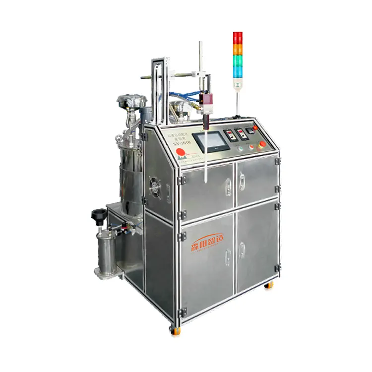 Melhor preço qualidade superior dois-líquido operação automática da máquina de derramamento líquido é simples