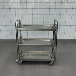 Victory Roue de chariot en acier inoxydable personnalisée Superbe voiture-restaurant pour supermarché Restaurant & Hôtel Fournitures - Product Image 3