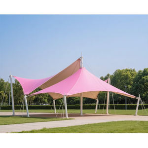 Structure de membrane écologique, auvent parasol, tente de protection solaire, structure tendue en PVDF pour aménagement paysager - Product Image 2