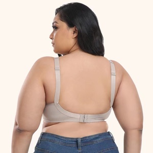 <span class=keywords><strong>Reggiseno</strong></span> Plus Size per Donne, Coppa Grande, Comfort con Ferretto, Spalline Larghe, Design <span class=keywords><strong>Non</strong></span> <span class=keywords><strong>Imbottito</strong></span>, Coppa Intera - Product Image 5