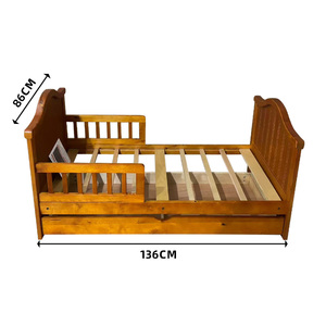 Cama Infantil Moderna con Estructura de Madera Maciza y Almacenamiento para Niños de <span class=keywords><strong>3</strong></span> a 8 Años - Product Image 6