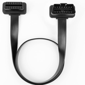 Cable de diagnóstico de extensión de cinta OBD <span class=keywords><strong>2</strong></span> macho a hembra Cable de extensión OBD2 conectado de 16 pines - Product Image 1