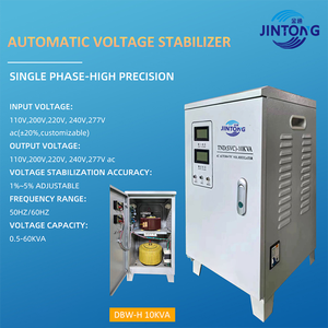เครื่องควบคุมแรงดันไฟฟ้าอัตโนมัติแบบเฟสเดียว Jintong SVC รุ่น DBW-H ขนาด 10kva-50kva 140-260V - Product Image 6