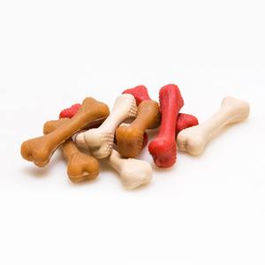 Rawhide-mascarillas dentales para perros, Mini huesos, sin colorantes, sin aditivos, para mascotas, venta al por mayor - Product Image 5