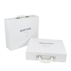 Wholesale Biodegradable Recycled Materials OEM Custom Waterproof <b>Cardboard</b> Travel Suitcase Storage Birthday Briefcase Sponge - Product Image 1