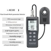 AE330 Penguji PPFD Kompatibel Pertumbuhan Tanaman Meter PAR Sensor Kuantum Spektrum Penuh Akurasi Tinggi 400-700Nm