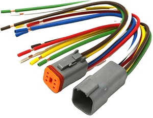 Deutsch DT 6 Pin Pigtail Kiti, 16AWG Su Geçirmez Denizcilik Sınıfı Kablo Demeti Konnektörü - Product Image 1