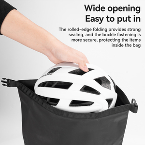 Bolsa de Bicicleta <span class=keywords><strong>Plegable</strong></span> de Gran Capacidad ROCKBROS, Bolsa Delantera para Almacenamiento de <span class=keywords><strong>Casco</strong></span> de Ciclismo, Bolsa para Manillar para Viajeros Urbanos - Product Image 6