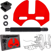 Kit d'outils de démontage de moyeux compatible avec les moyeux à 5/6/8 goujons pour voitures et camions, incluant des gants, une barre d'extension et des douilles