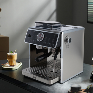 เครื่องชงกาแฟ Winning Star St-9714 กึ่งอัตโนมัติ ไฟฟ้า <span class=keywords><strong>ส</strong></span>ำหรับใช้ในเชิงพาณิชย์ แรงดันปั๊ม 20 บาร์ พร้อมเครื่องบดในตัว - Product Image 3