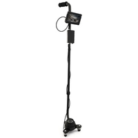 Miroir d'inspection sous véhicule portable V3S avec caméra infrarouge LCD 4,3 pouces et grand angle de 120 degrés pour le contrôle des flottes