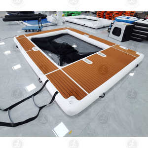 Nouvelle plateforme flottante gonflable personnalisée 2026, style populaire, avec filet pour yacht, mer, lac, <span class=keywords><strong>piscine</strong></span> - Product Image 3
