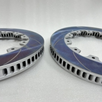 Disque de frein Jekit Auto 378*36mm ARC rainuré pour étrier de frein de course 9660