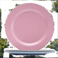 Assiette à fruits ronde en plastique PP réutilisable, design minimaliste, écologique, parmi les plus vendues, pour mariages, camping, dîners