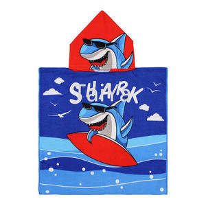 Séchage rapide super absorbant Personnalisé Microfibre À Capuche Enfant dessin animé Peignoir Adolescent Enfants Adulte Natation Serviette <span class=keywords><strong>De</strong></span> Plage <span class=keywords><strong>Poncho</strong></span> - Product Image 4