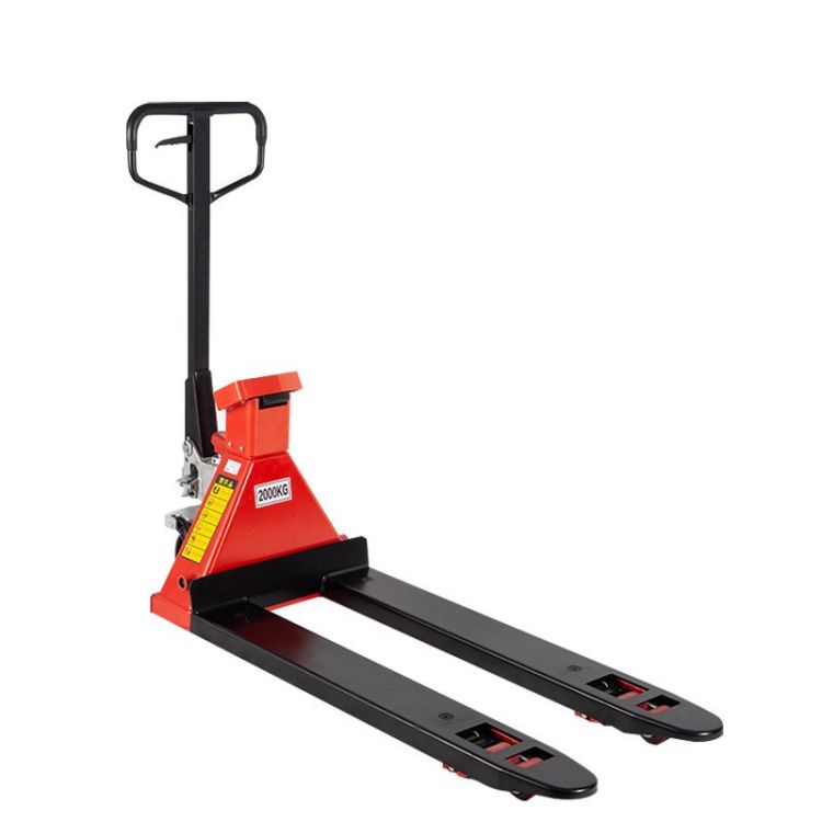 Trọng lượng Quy mô tay Pallet Xe tải sản xuất tại Trung Quốc Pallet jack