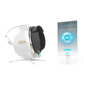 Promocional oem dourado fornecedor 3d moji pele analisador ai tecnologia rosto scanner e pele analisador