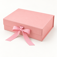 Boîte cadeau rigide pliable avec logo personnalisé, champagne, vente en gros, emballage pliable pour cosmétiques, bijoux, vêtements et cadeaux d'entreprise