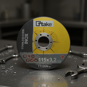 Meule à centre déprimé Ttake 230x7x22.23 mm pour le débavurage de l'acier inoxydable - Product Image 3