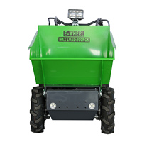 Mini Caricatore a Batteria KONSTANT Certificato TUV 4X4 per Tutti i Terreni, Carriola per Costruzioni Agricole