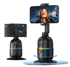 PO3 <span class=keywords><strong>mini</strong></span> trípode portátil ligero palo selfie con control remoto inalámbrico AI auto cara seguimiento selfie palo cardán - Product Image 1