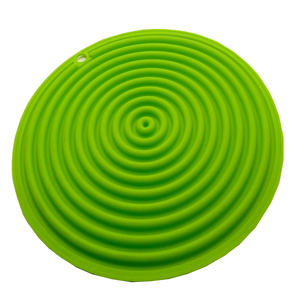 Alas kaki tiga tahan panas <span class=keywords><strong>Anti</strong></span> selip, alas pelindung meja makan dapur <span class=keywords><strong>pot</strong></span> panas bebas BPA bulat silikon serbaguna - Product Image 1