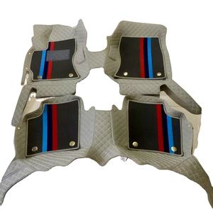 PVCレザーカーマット新デザインカバー敷居高級レザー + コイルフォーチュナーカーマット - Product Image 5