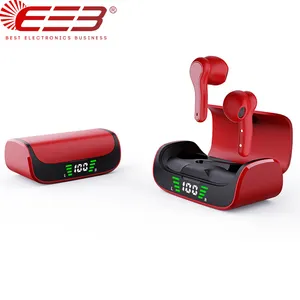 BEB עבור iphone12 פרו bt 5.0 אוזניות עם טעינה אלחוטית מקרה טלפון להתקשר והאזנה למוסיקה TWS אוזניות