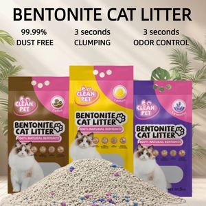Litière pour chat en bentonite de qualité supérieure, écologique, en forme de boule, 4 kg, forte absorption, vente en gros, best-seller - Product Image 1