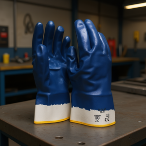 ถุงมือเคลือบไนไตรล์ ระดับการป้องกันการบาด 9 สำหรับงานความปลอดภัย - Product Image 3