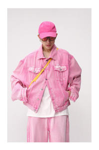 Conjunto de ropa de moda para hombre, ropa de calle vaquera, <span class=keywords><strong>pantalones</strong></span> <span class=keywords><strong>vaqueros</strong></span> con estilo, conjunto de chaqueta y <span class=keywords><strong>pantalones</strong></span> para hombre, venta al por mayor - Product Image 6