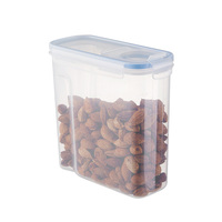 Réservoir de stockage de céréales transfrontalier Seau de riz étanche à l'humidité et aux insectes Boîte de stockage des aliments PP Plastique Réservoir scellé transparent